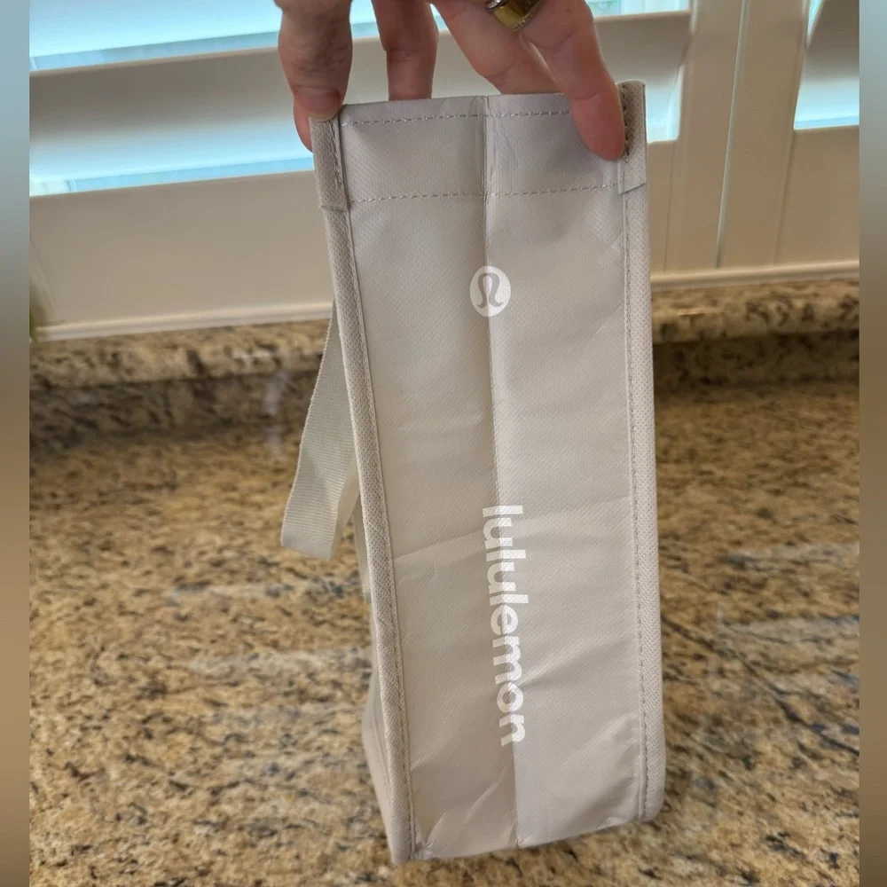 Lululemon Reusable Tote Bag | Small | Light Gray